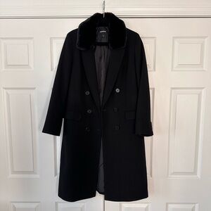 Express Black Coat Size Medium